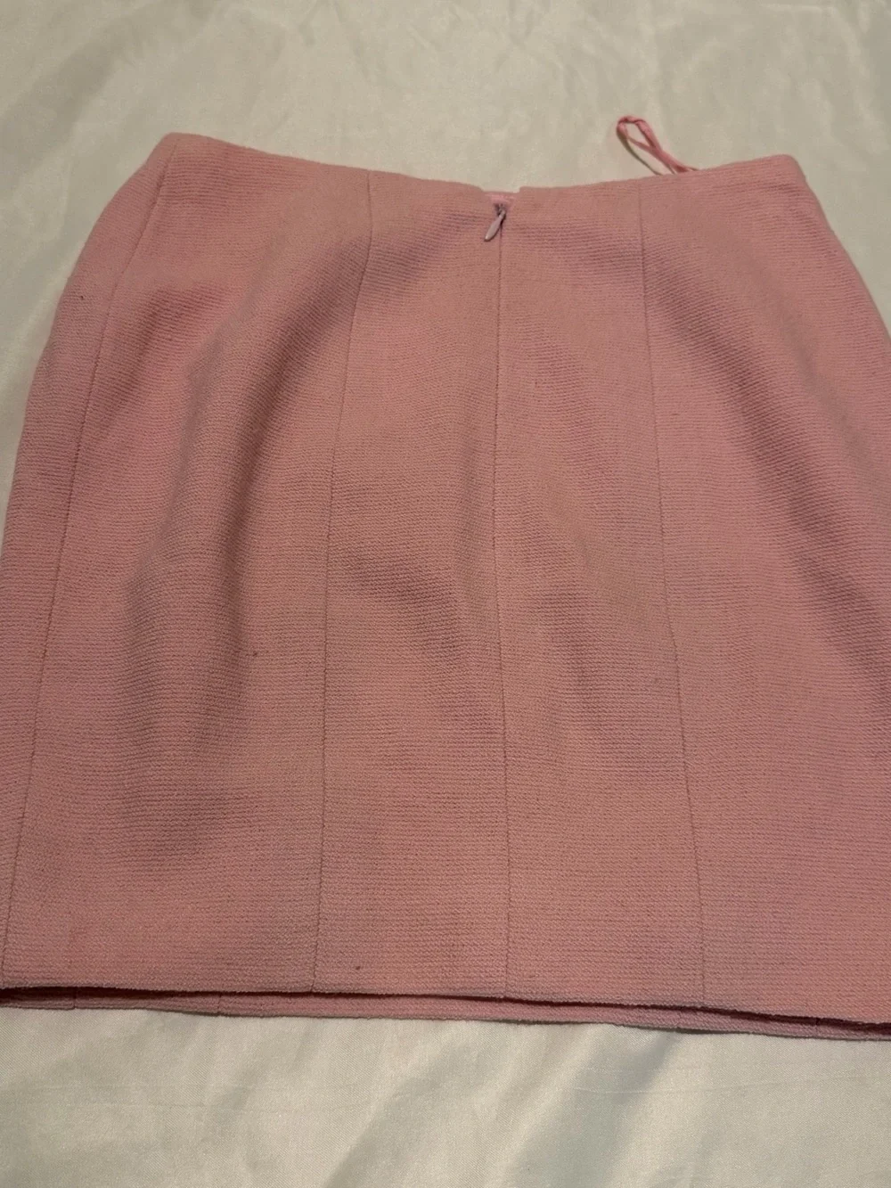 CHANEL Mauve Pink Tailored Mini Skirt, Sz 6, pre-owned